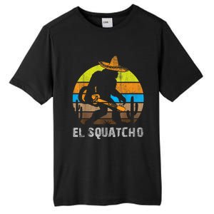 El Squatcho Bigfoot Sasquatch Tall Fusion ChromaSoft Performance T-Shirt