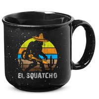 El Squatcho Bigfoot Sasquatch 15oz Campfire Ceramic Mug