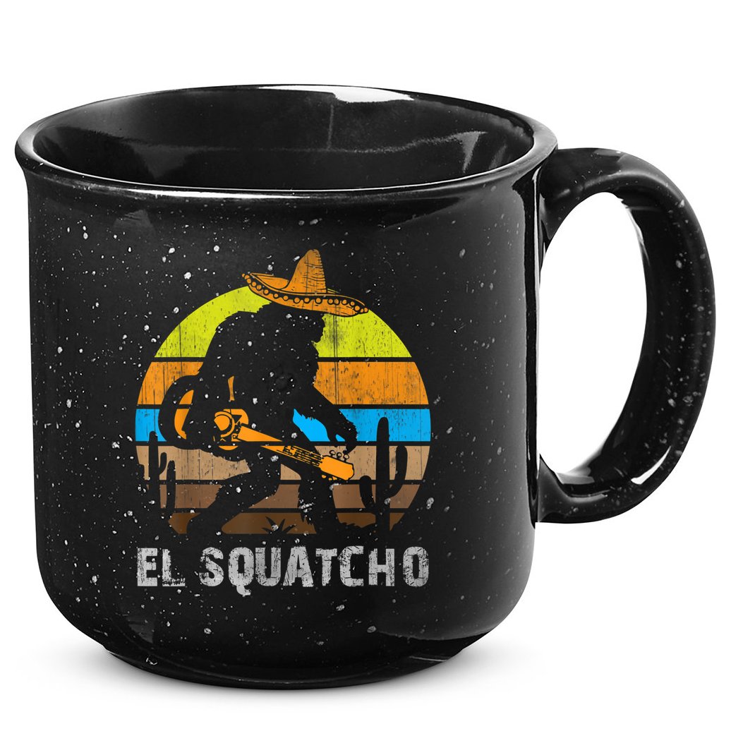 El Squatcho Bigfoot Sasquatch 15oz Campfire Ceramic Mug