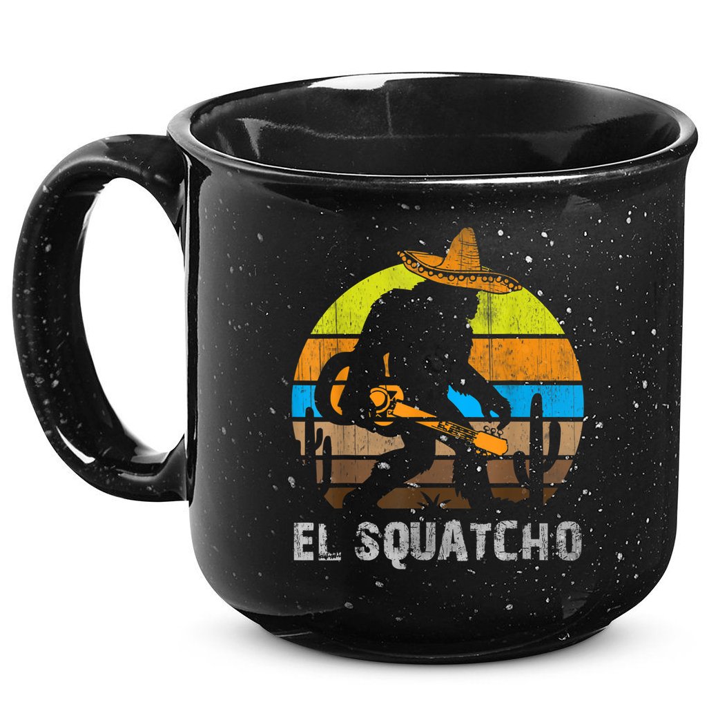 El Squatcho Bigfoot Sasquatch 15oz Campfire Ceramic Mug