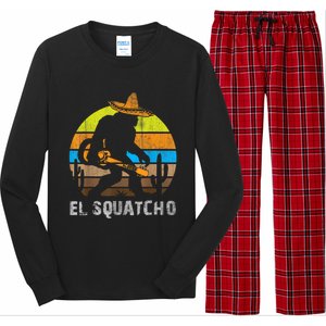 El Squatcho Bigfoot Sasquatch Long Sleeve Pajama Set