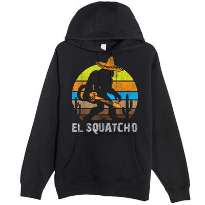 El Squatcho Bigfoot Sasquatch Premium Pullover Hoodie