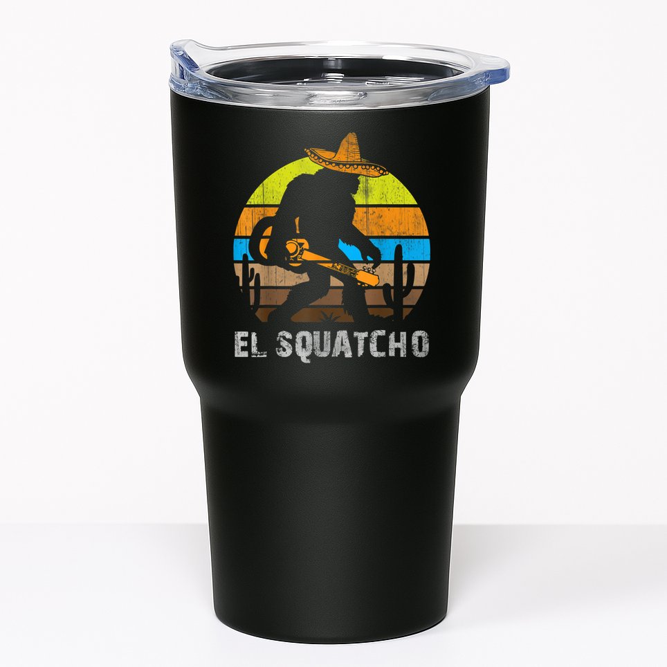 El Squatcho Bigfoot Sasquatch Tumbler