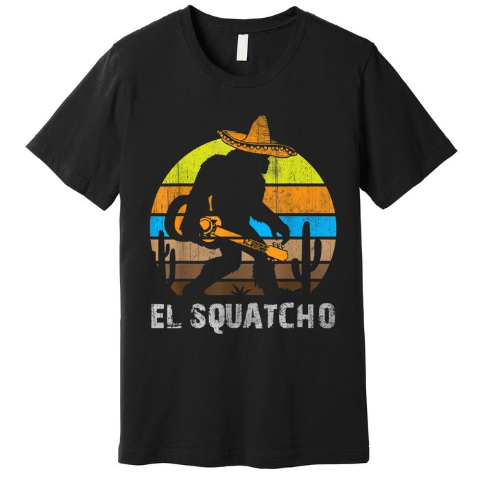 El Squatcho Bigfoot Sasquatch Premium T-Shirt