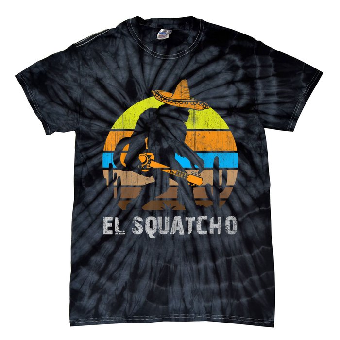 El Squatcho Bigfoot Sasquatch Tie-Dye T-Shirt