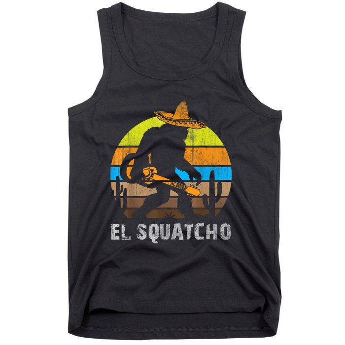 El Squatcho Bigfoot Sasquatch Tank Top