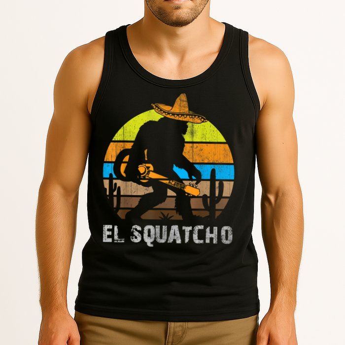 El Squatcho Bigfoot Sasquatch Tank Top