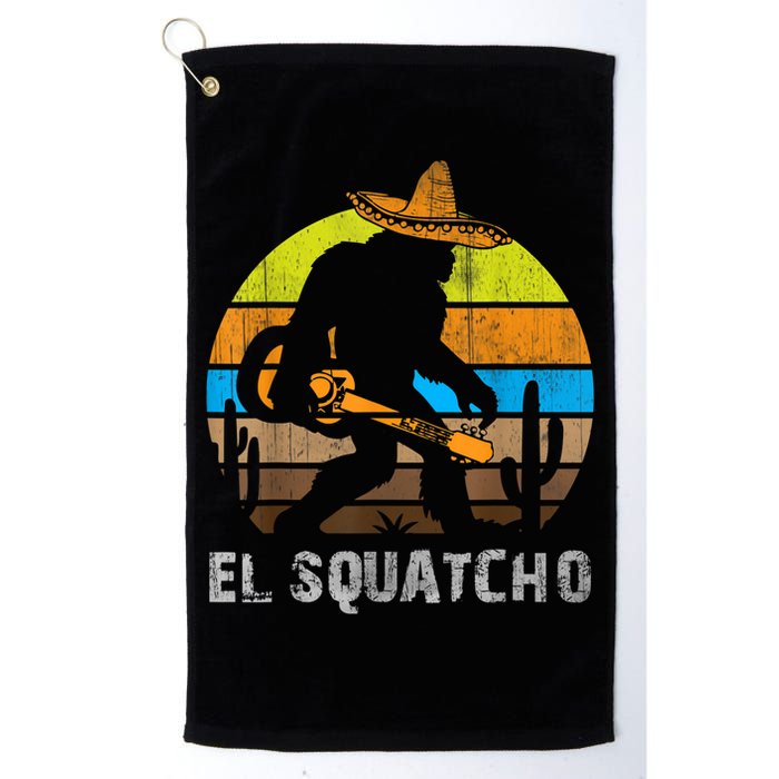 El Squatcho Bigfoot Sasquatch Golf Towel