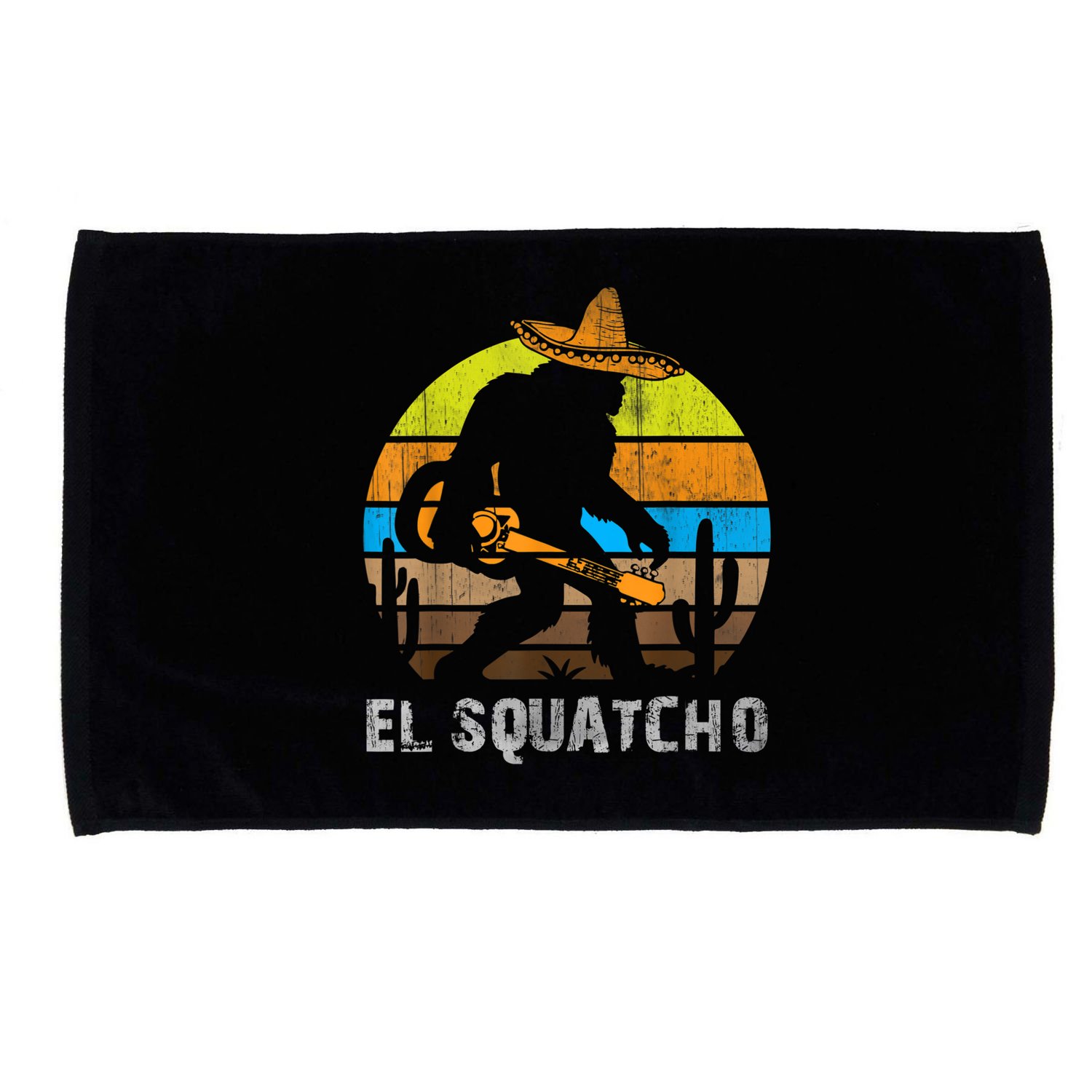 El Squatcho Bigfoot Sasquatch Microfiber Hand Towel