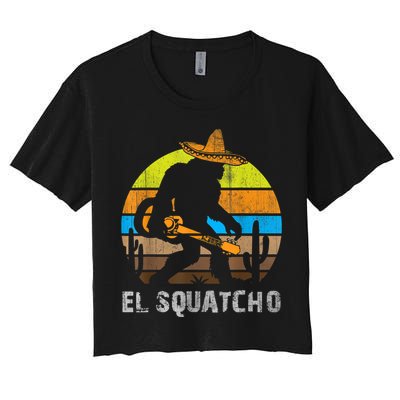 El Squatcho Bigfoot Sasquatch Crop Top