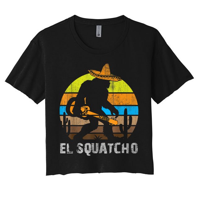 El Squatcho Bigfoot Sasquatch Crop Top
