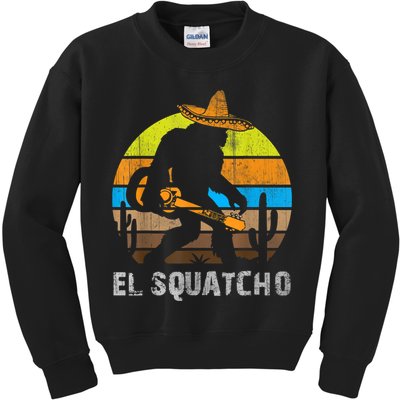 El Squatcho Bigfoot Sasquatch Kids Sweatshirt
