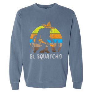 El Squatcho Bigfoot Sasquatch Garment-Dyed Sweatshirt