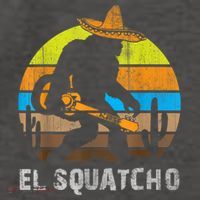 El Squatcho Bigfoot Sasquatch Vector Backpack