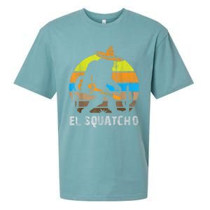 El Squatcho Bigfoot Sasquatch Sueded Cloud Jersey T-Shirt