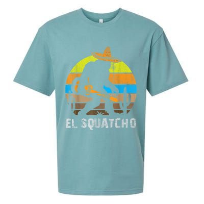 El Squatcho Bigfoot Sasquatch Sueded Cloud Jersey T-Shirt