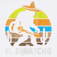 El Squatcho Bigfoot Sasquatch Garment-Dyed Sweatshirt