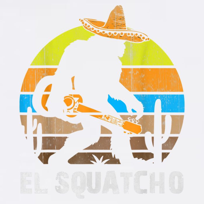 El Squatcho Bigfoot Sasquatch Garment-Dyed Sweatshirt