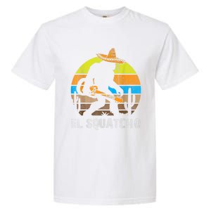 El Squatcho Bigfoot Sasquatch Garment-Dyed Heavyweight T-Shirt