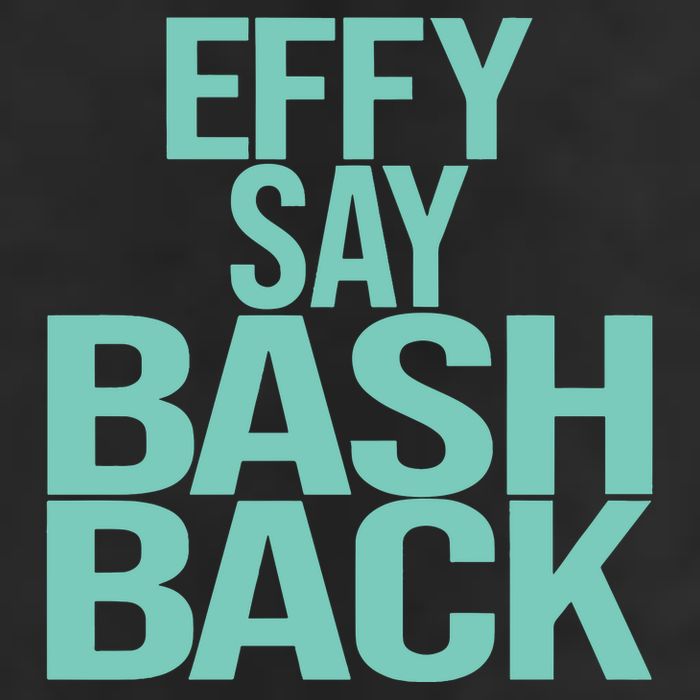 Effy Say Bash Back Garment-Dyed Fleece Hoodie