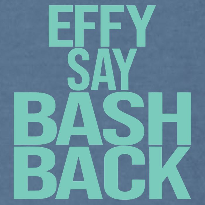 Effy Say Bash Back Garment-Dyed Sweatshirt