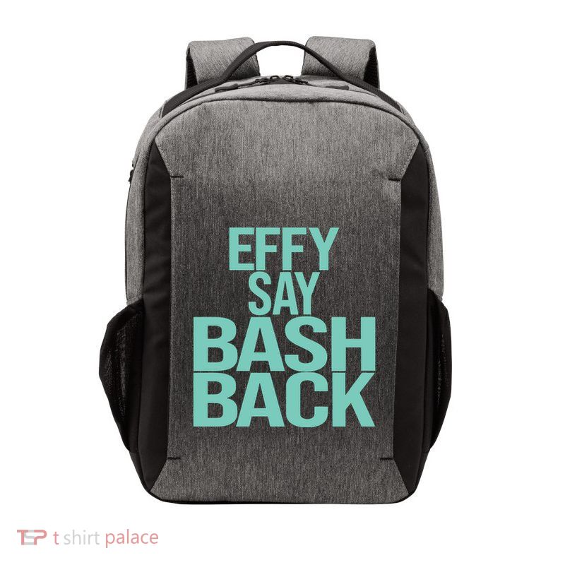 Effy Say Bash Back Vector Backpack