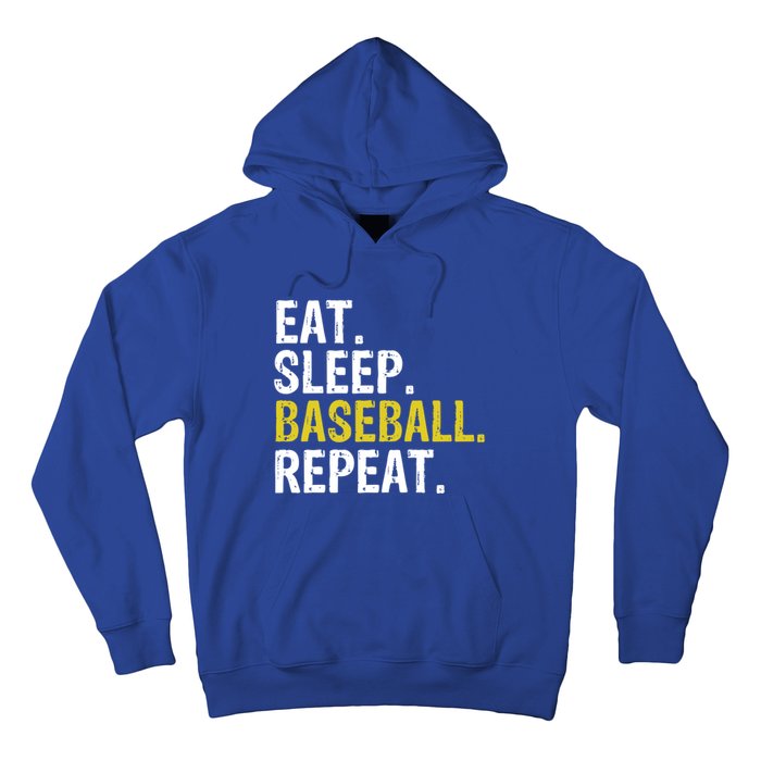 Eat Sleep Baseball Repeat Gift Cool Gift Hoodie