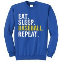 Eat Sleep Baseball Repeat Gift Cool Gift Sweatshirt