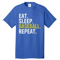 Eat Sleep Baseball Repeat Gift Cool Gift Tall T-Shirt