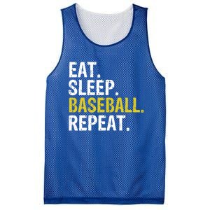 Eat Sleep Baseball Repeat Gift Cool Gift Mesh Reversible Basketball Jersey Tank