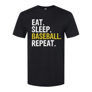 Eat Sleep Baseball Repeat Gift Cool Gift Softstyle CVC T-Shirt