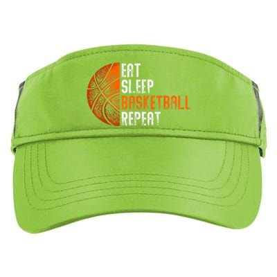 Eat Sleep Basketball Repeat Adults Basketball Adult Drive Performance Visor