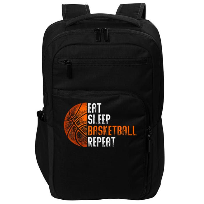 Eat Sleep Basketball Repeat Adults Basketball Impact Tech Backpack