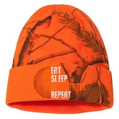 Eat Sleep Basketball Repeat Adults Basketball Kati Licensed 12" Camo Beanie