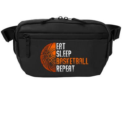 Eat Sleep Basketball Repeat Adults Basketball Crossbody Pack