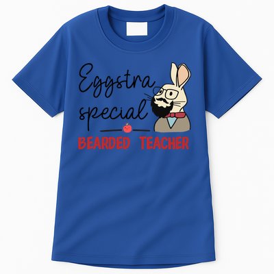 Eggstra Special Bearded Teacher Bunny Funny Easter Funny Gift Cute Gift Tall T-Shirt