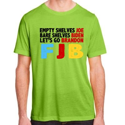 Empty Shelves Bare Shelves Let's Go Brandon Adult ChromaSoft Performance T-Shirt