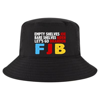 Empty Shelves Bare Shelves Let's Go Brandon Cool Comfort Performance Bucket Hat