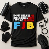 Empty Shelves Bare Shelves Let's Go Brandon Performance Shirt