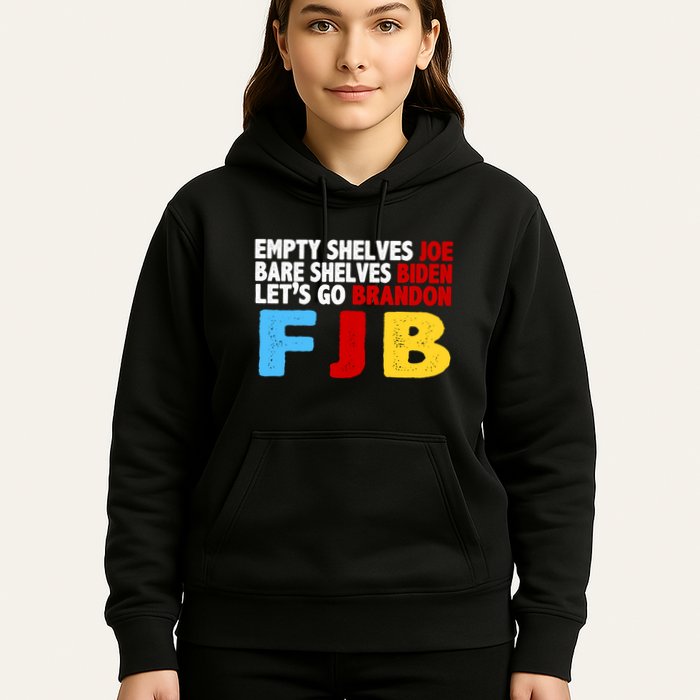 Empty Shelves Bare Shelves Let's Go Brandon Hoodie