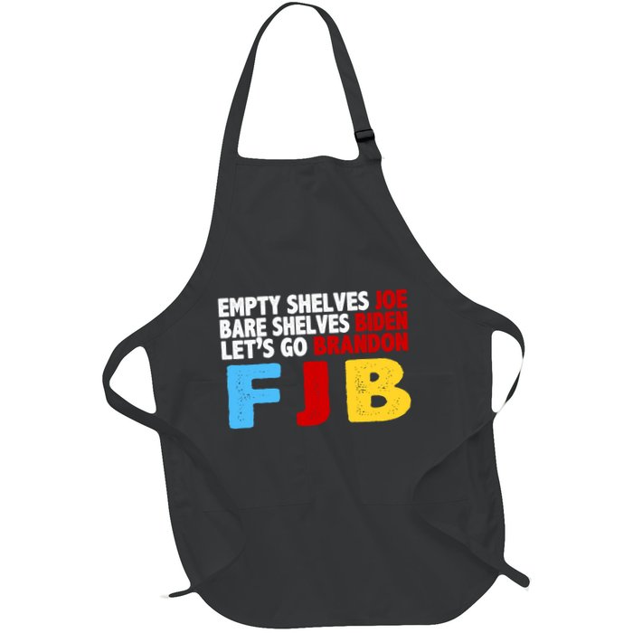 Empty Shelves Bare Shelves Let's Go Brandon Apron