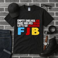 Empty Shelves Bare Shelves Let's Go Brandon Tall T-Shirt