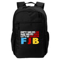 Empty Shelves Bare Shelves Let's Go Brandon Backpack