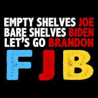 Empty Shelves Bare Shelves Let's Go Brandon Button