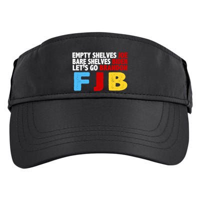 Empty Shelves Bare Shelves Let's Go Brandon Adult Drive Performance Visor