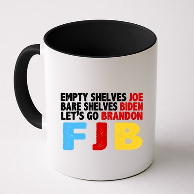 Empty Shelves Bare Shelves Let's Go Brandon Mug