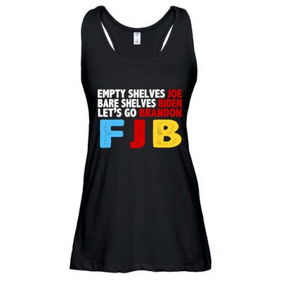 Empty Shelves Bare Shelves Let's Go Brandon Ladies Essential Flowy Tank