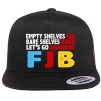 Empty Shelves Bare Shelves Let's Go Brandon Flatbill Hat