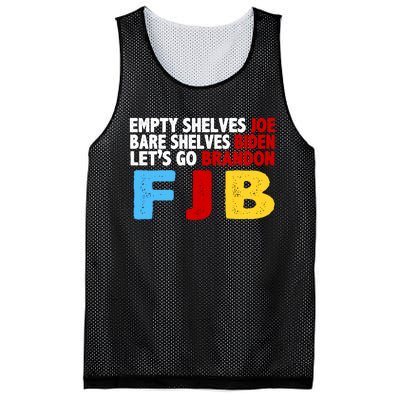 Empty Shelves Bare Shelves Let's Go Brandon Mesh Reversible Basketball Jersey Tank