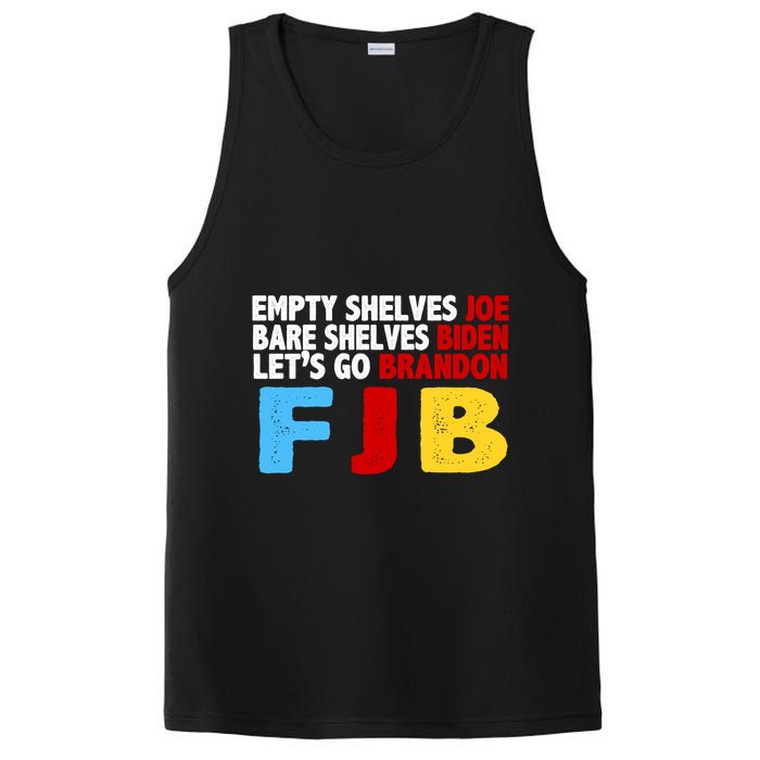 Empty Shelves Bare Shelves Let's Go Brandon PosiCharge Competitor Tank